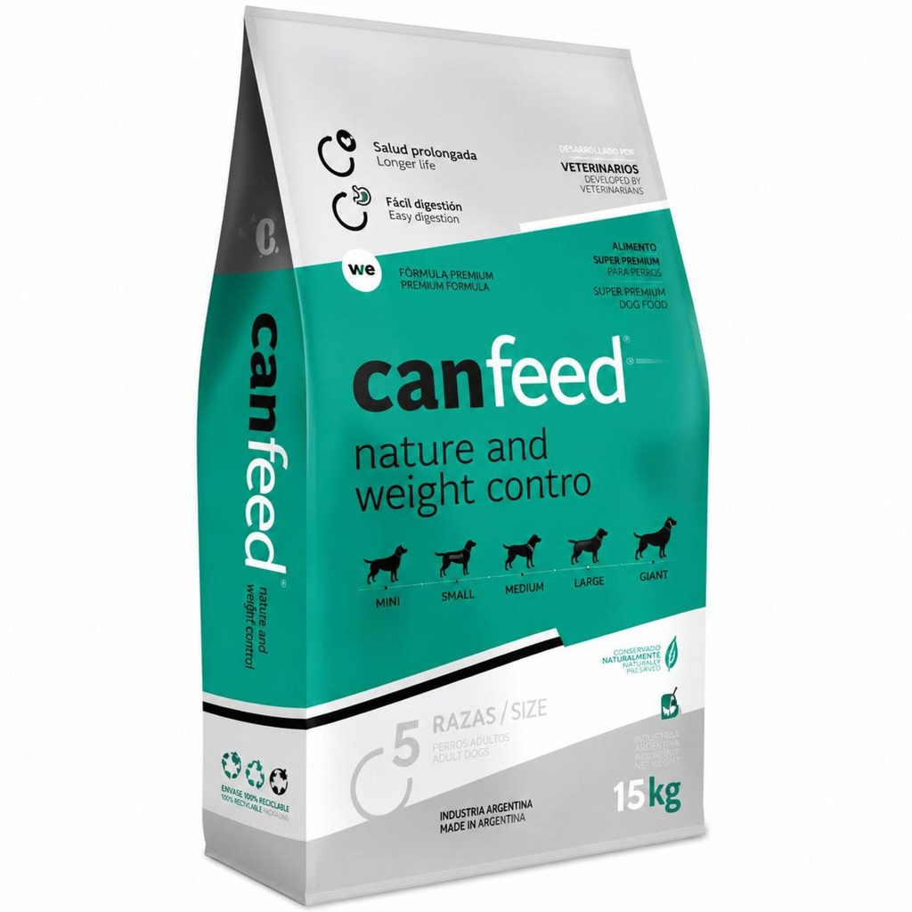 [611] CANFEED Maduros y Control Peso SMB x 15 Kg