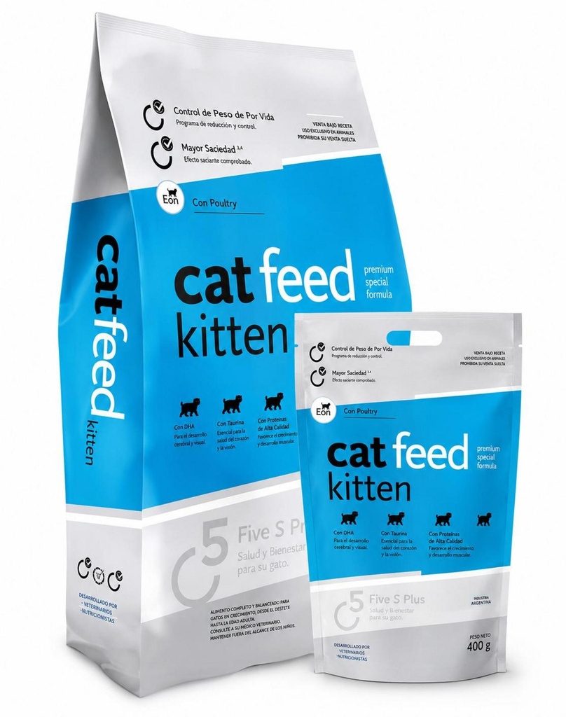 CATFEED Kitten Gato Cachorro x 3 kg