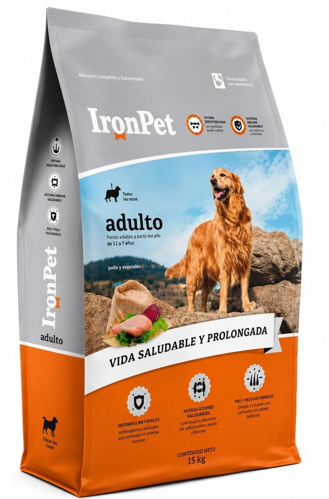 IRON Pet Adulto M-L x 15 Kg