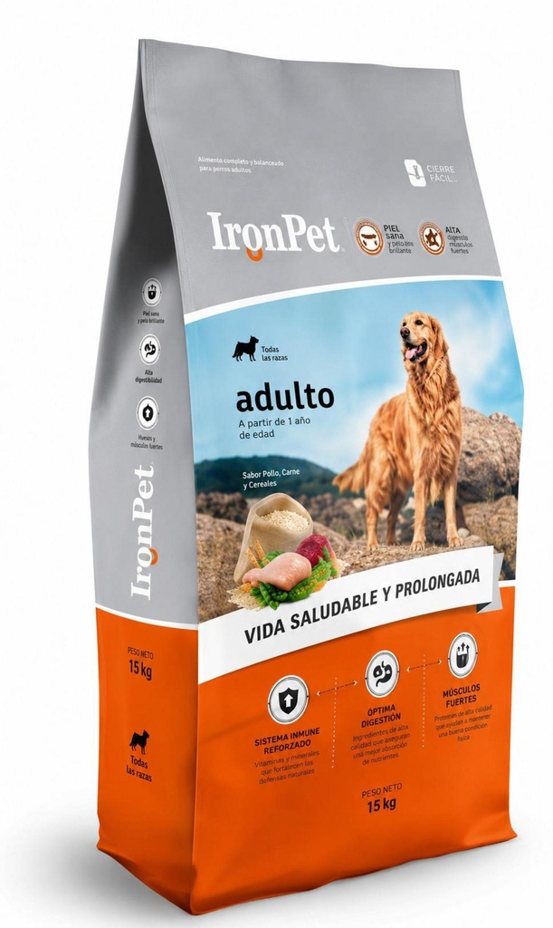 IRON Pet Adulto M-L x 7,5 kg