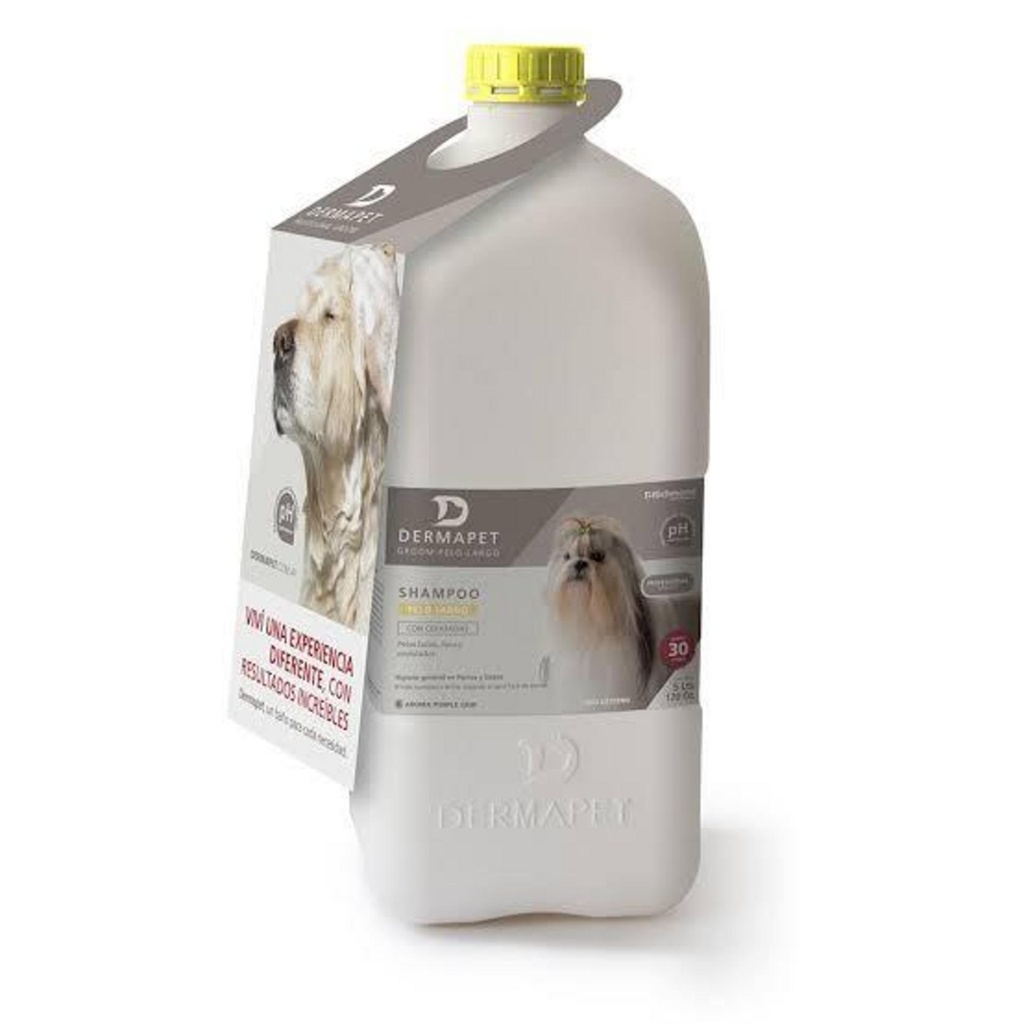 DERMAPET Pelo largo x 5 lt Shampoo Groom