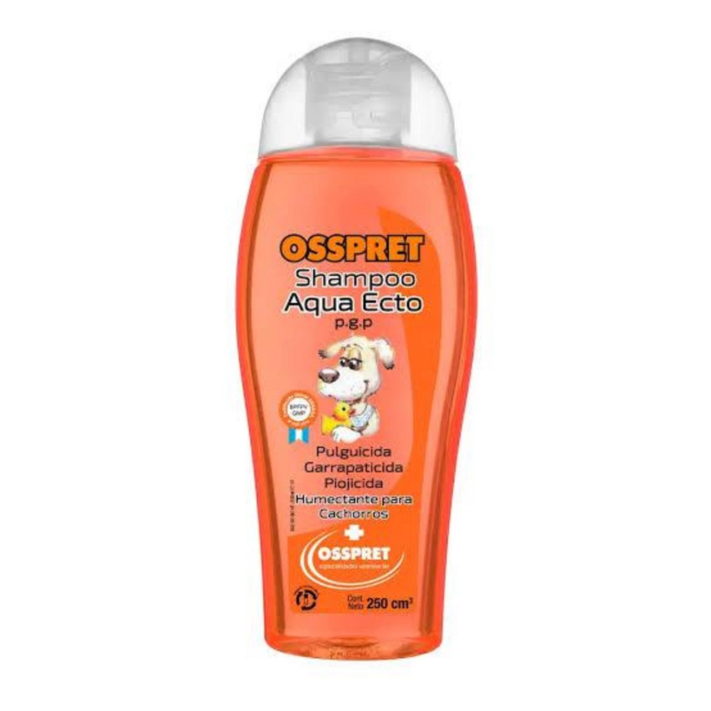 OSSPRET Shampoo Aqua Ecto P.G.P x 250 ml.