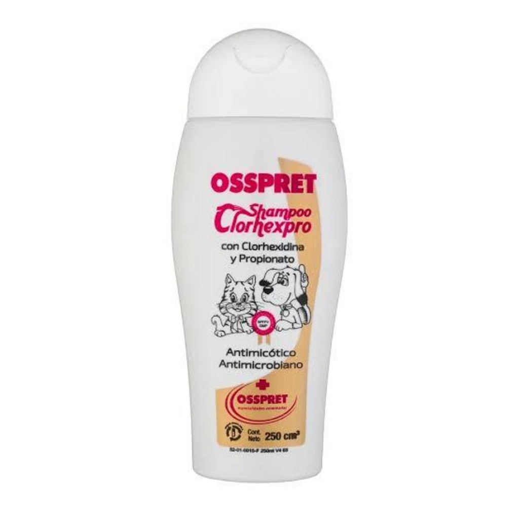 OSSPRET Shampoo Clorhexpro x 250 ml