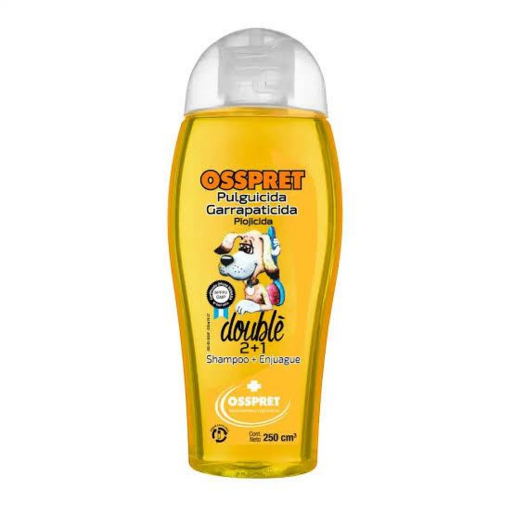 OSSPRET Shampoo Double x 250 ml.