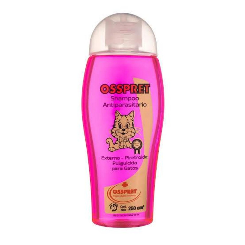 OSSPRET Shampoo Gatos x 250 ml.