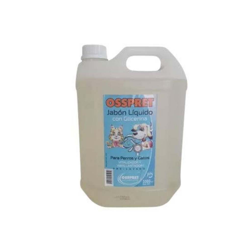 OSSPRET Shampoo Jabon Liquido x 5 lt.