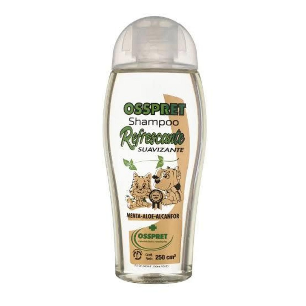 OSSPRET Shampoo Menta x 250 ml (Refrescante)