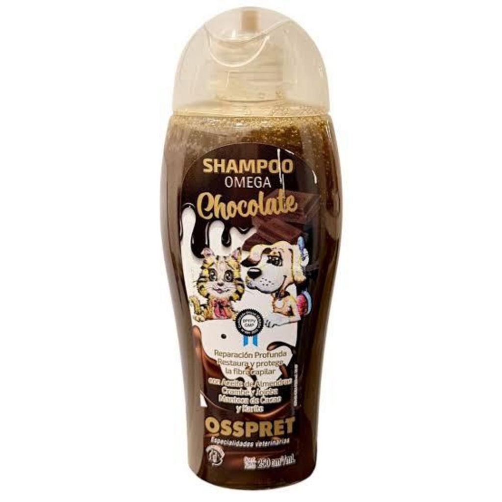 OSSPRET Shampoo Omega Chocolate x 250 ml