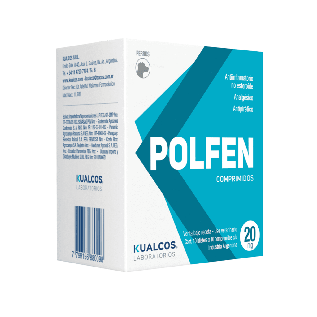 POLFEN 20 mg (Ketoprofeno) x 100 Comprimidos