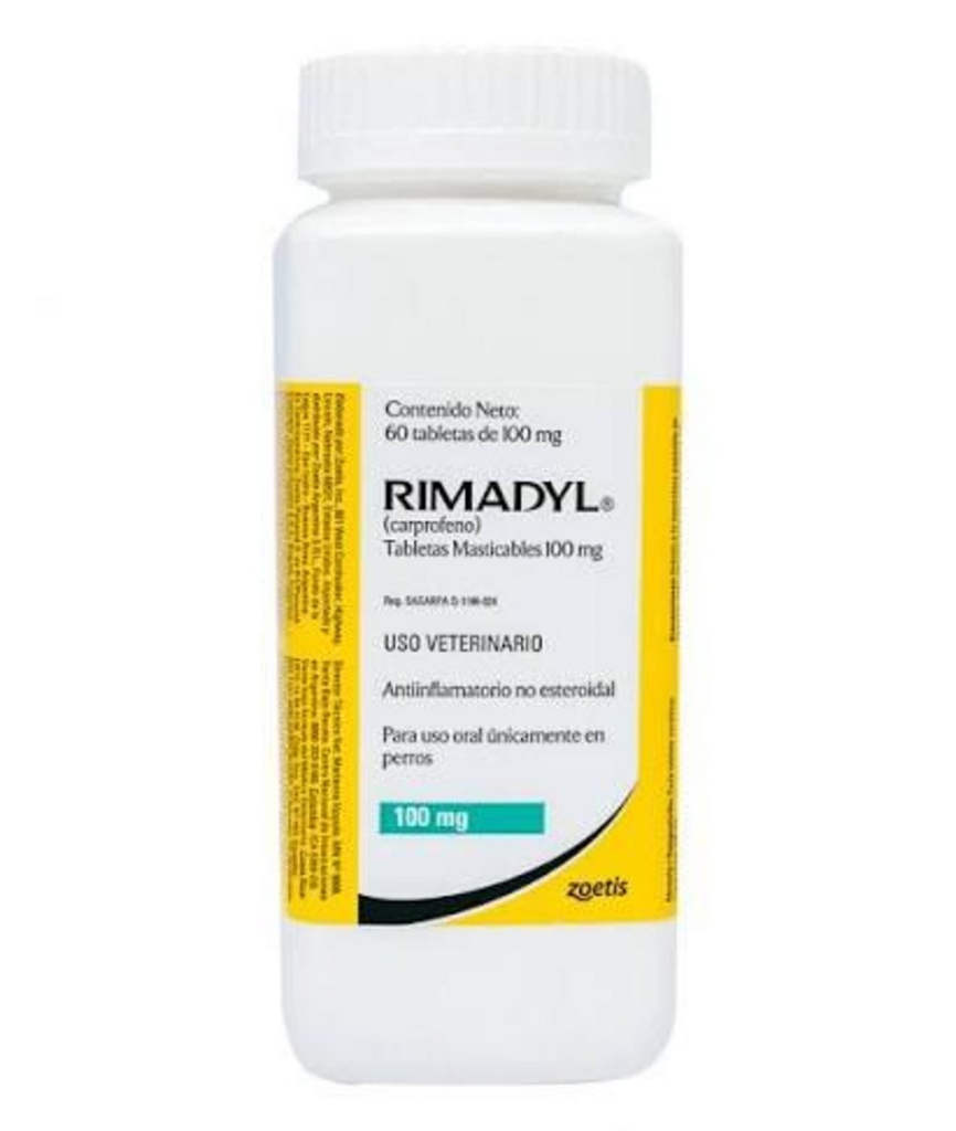 RIMADYL 100 mg (Carprofeno) x 60 Comprimidos