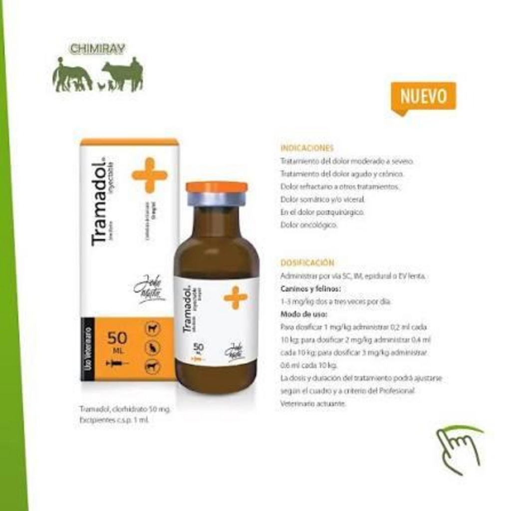 [2194] TRAMADOL JM Iny. x 50 ml