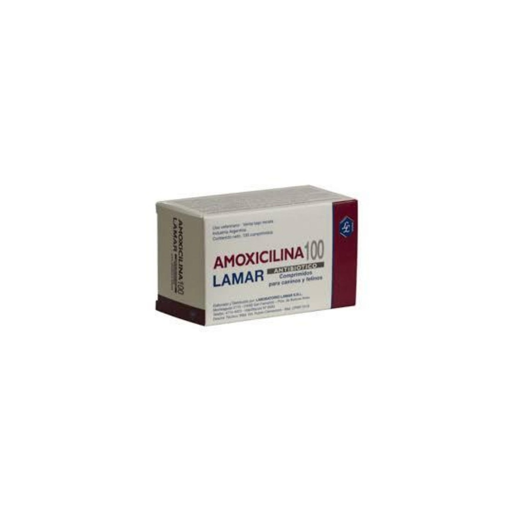[632] AMOXICILINA Lamar 100 mg x 100 comprimidos