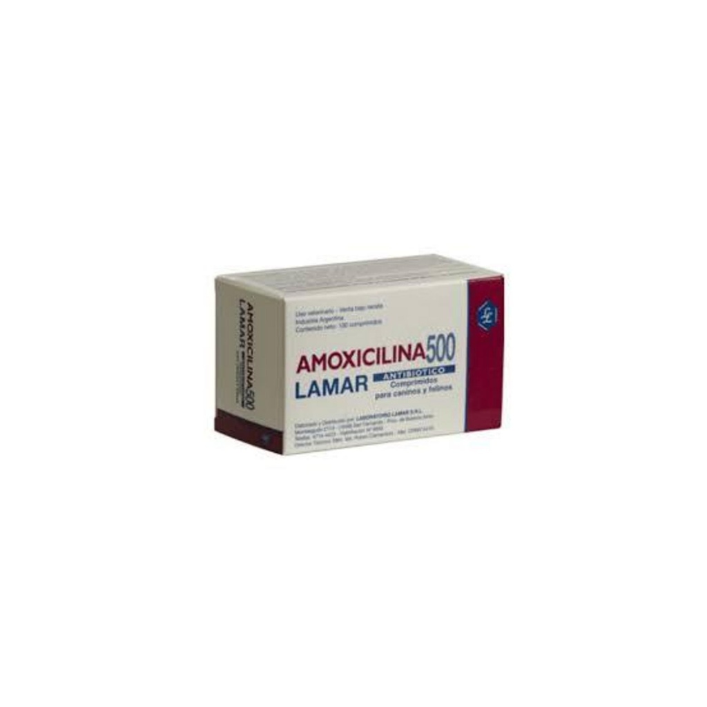 [634] AMOXICILINA Lamar 500 mg x 100 comprimidos