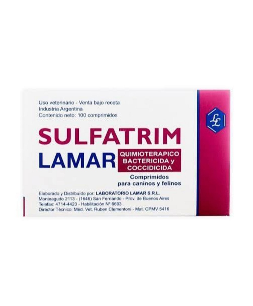 [1843] SULFATRIM F Lamar x 100 comprimidos