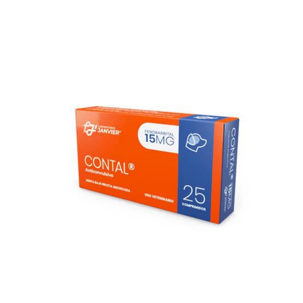 CONTAL 15 Anticonvulsivo x 25 comprimidos