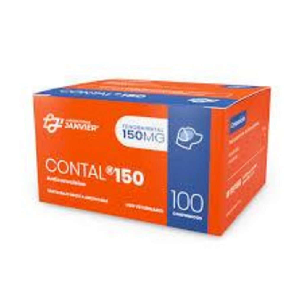 CONTAL 150 Anticonvulsivo x 100 comprimidos