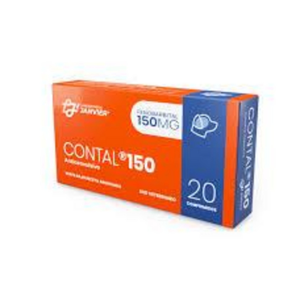 CONTAL 150 Anticonvulsivo x 20 comprimidos
