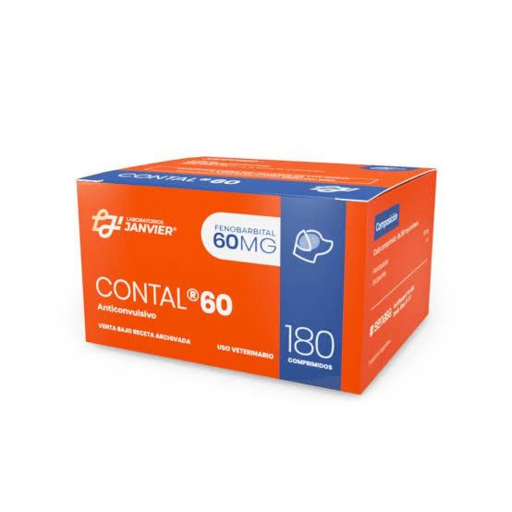 CONTAL 60 Anticonvulsivo x 180 comprimidos