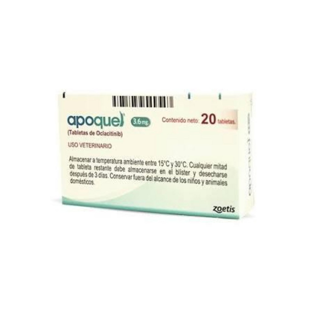 [113] APOQUEL FCT 3,6 mg (6-9kg) x 20 comprimidos
