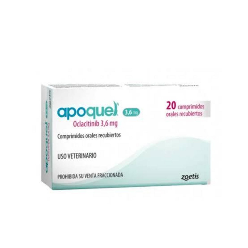 [2547] APOQUEL Masticable CHW 3,6 mg (6-9kg) x 20 comprimidos
