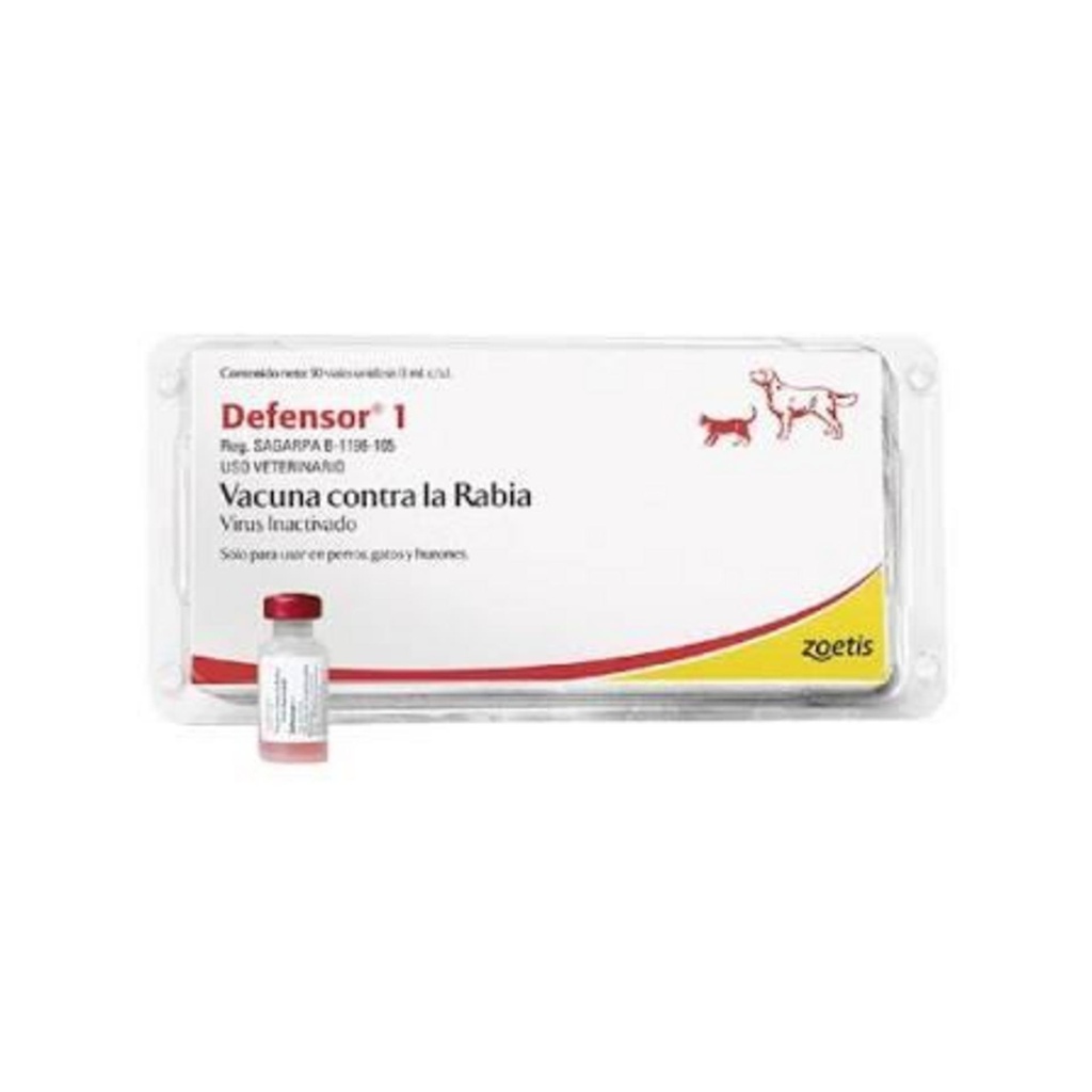DEFENSOR 1 Antirrábica x 1 ds