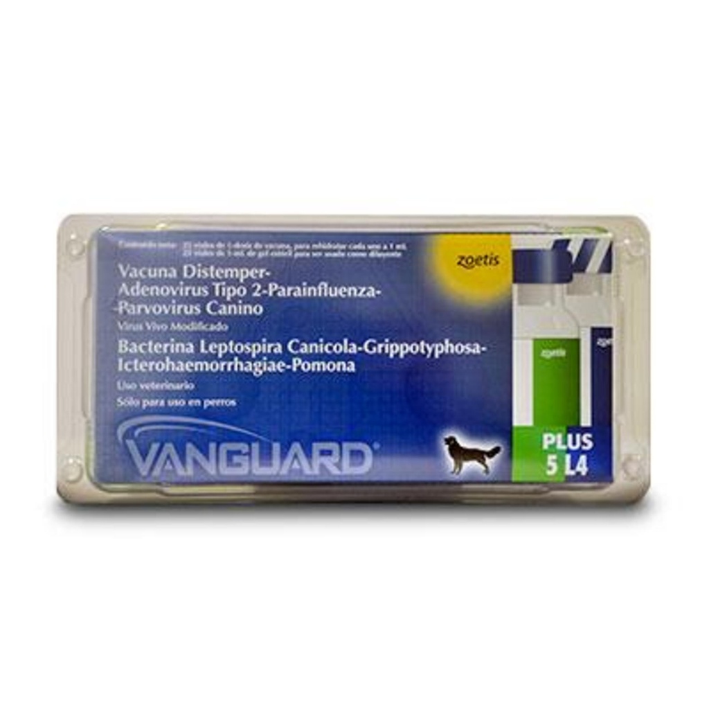 [532] VANGUARD Plus 5+L4 x 1 ds (Dist-Adeno T2-Parainf-Parvo-4Lepto)