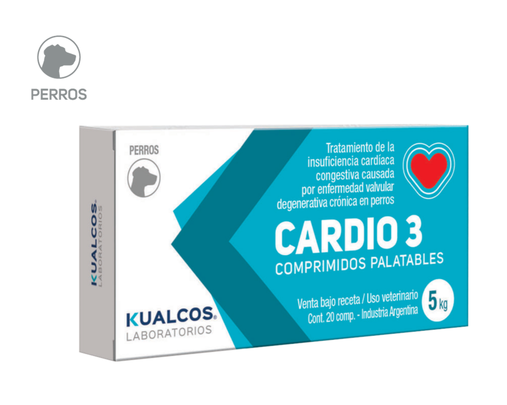 CARDIO 3 Palatable 5 Kg x 20 comprimidos