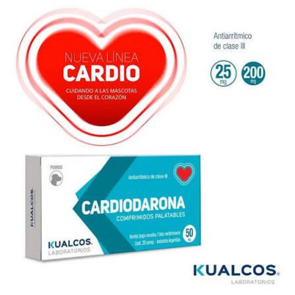 CARDIODARONA 50 mg x 20 comprimidos