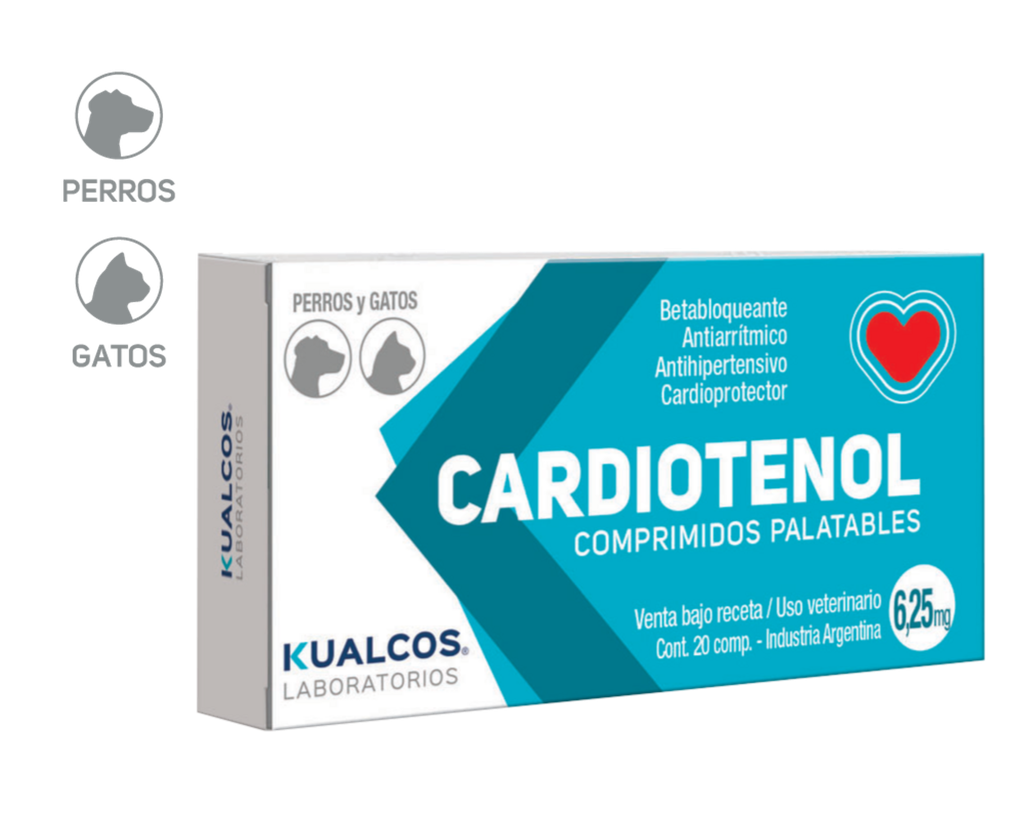 CARDIOTENOL 6,25 mg x 20 comprimidos