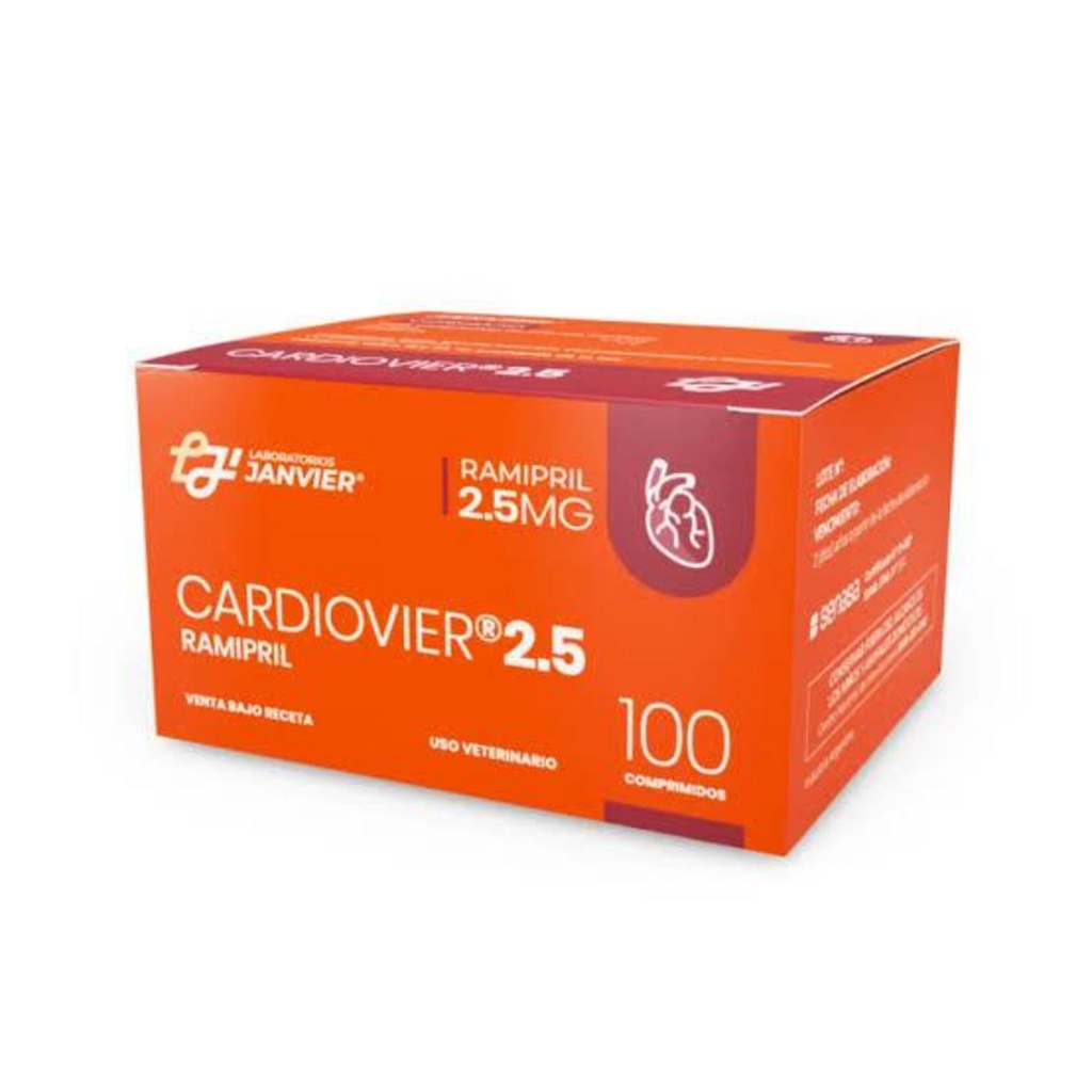 [633] CARDIOVIER 2,5 mg (Ramipril) x 100 comprimidos