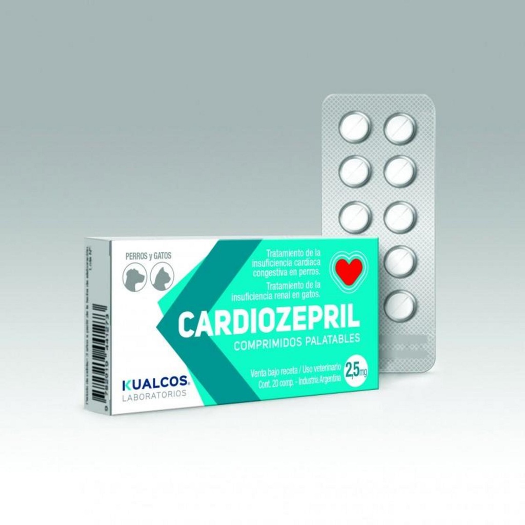 CARDIOZEPRIL  2,5 mg x 20 comprimidos