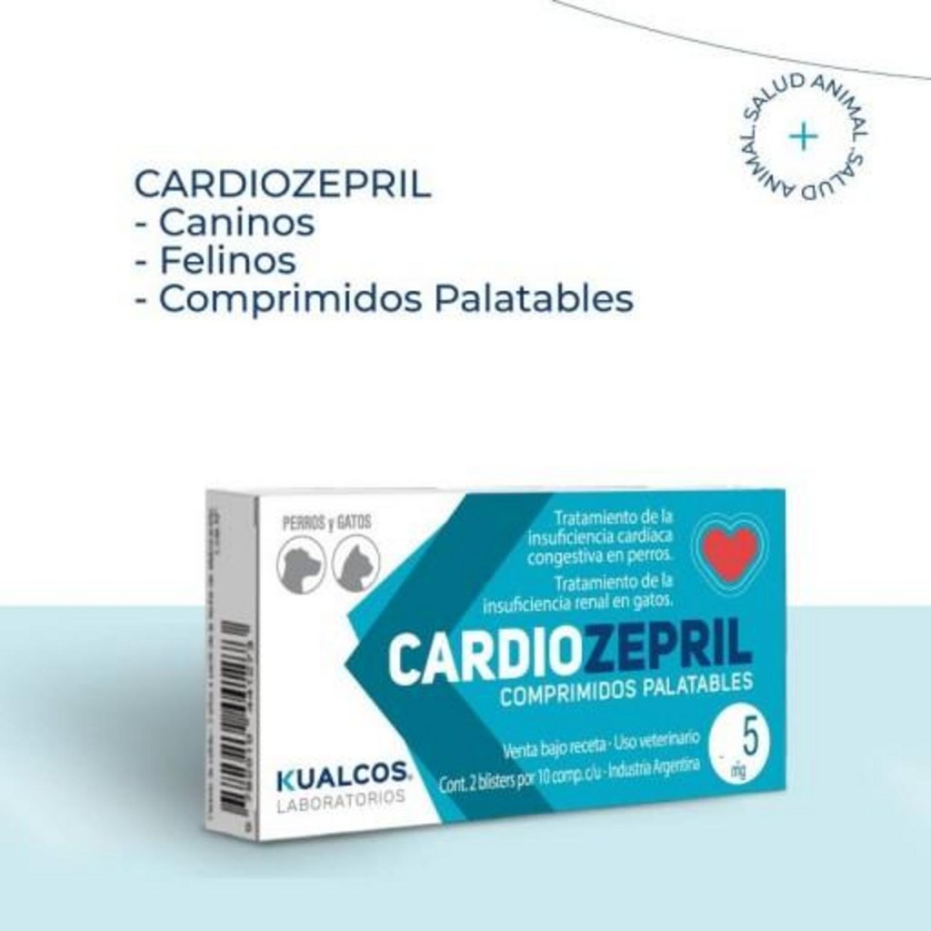 CARDIOZEPRIL 5 mg x 20 comprimidos