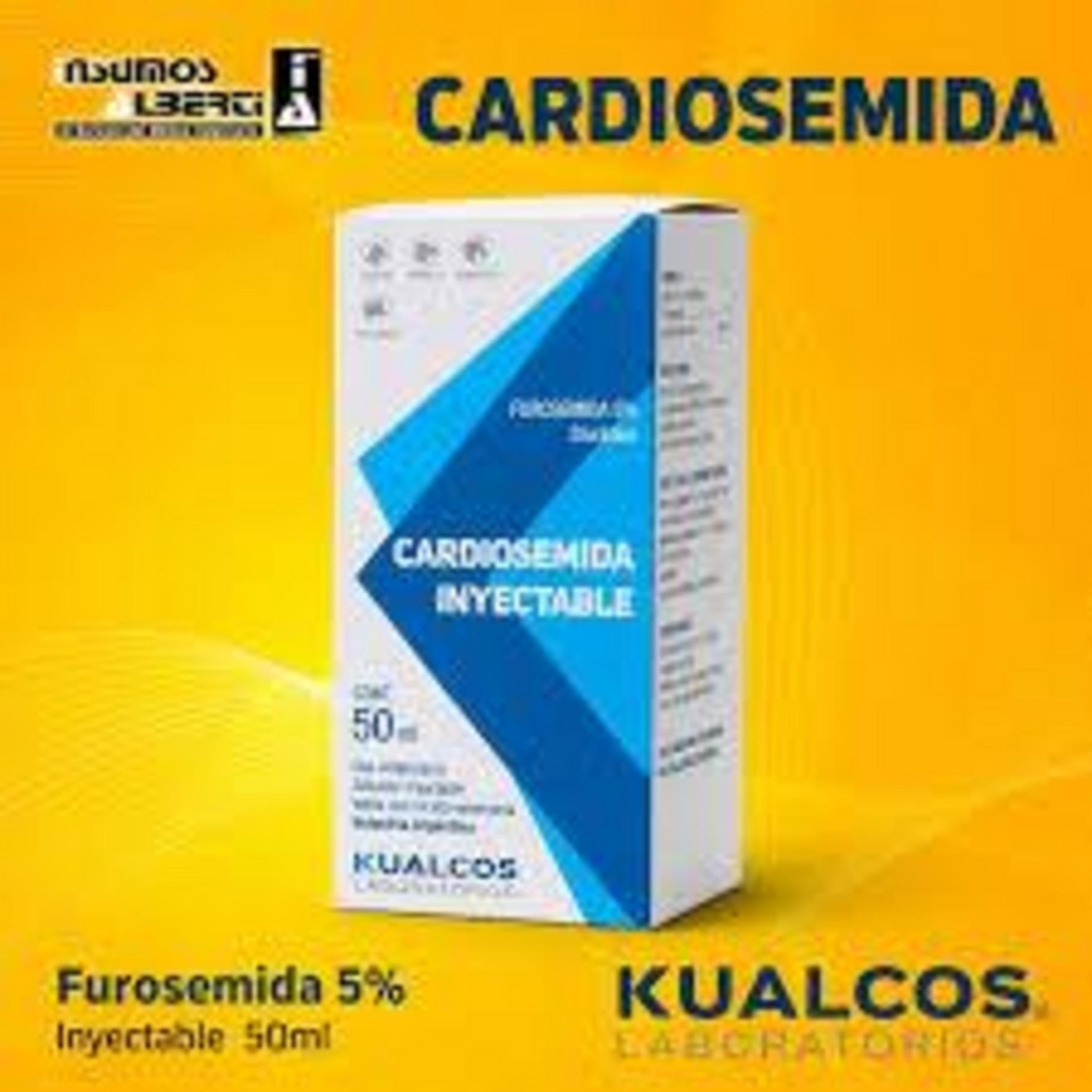 CARDIOSEMIDA Fursemida 5% Iny x 50 ml