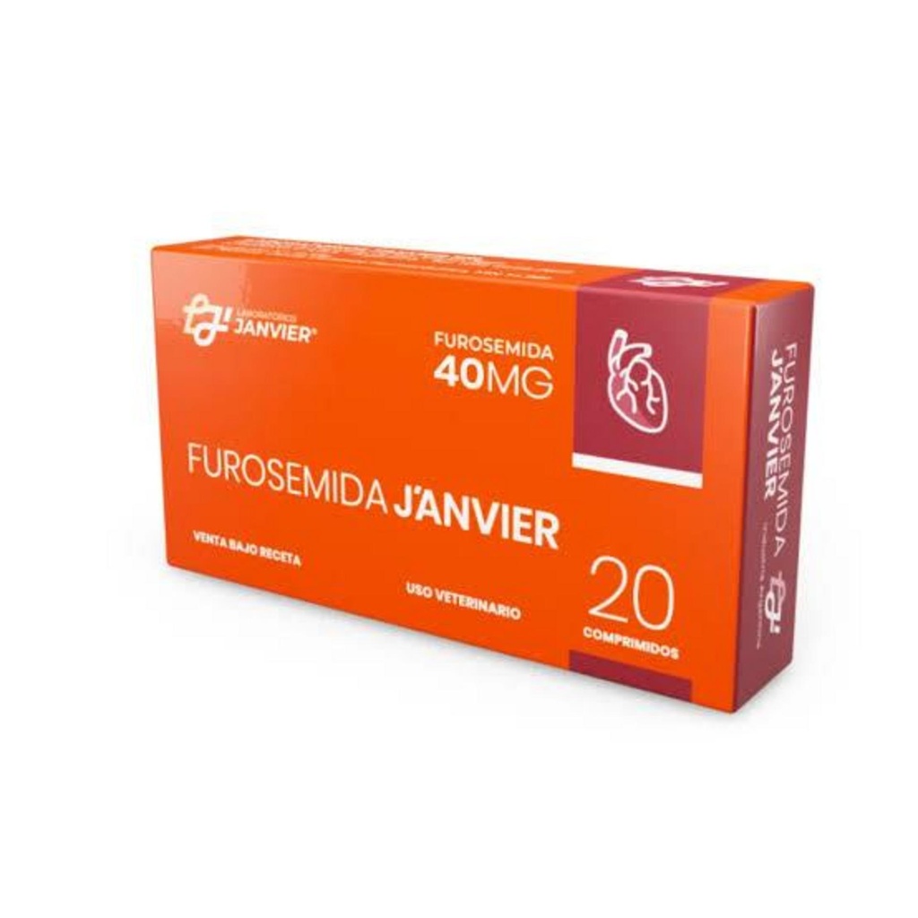 FUROSEMIDA 40 mg Janvier x 20 comprimidos