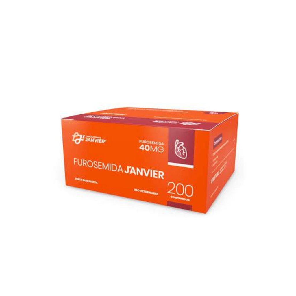 FUROSEMIDA 40 mg Janvier x 200 comprimidos
