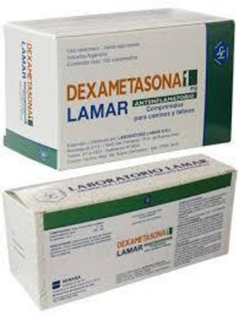DEXAMETASONA Lamar 1 mg x 100 comprimidos
