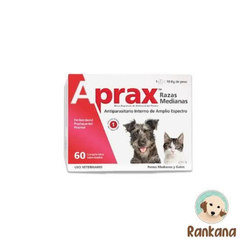 [1880] APRAX Raza mediana x 60 comprimidos