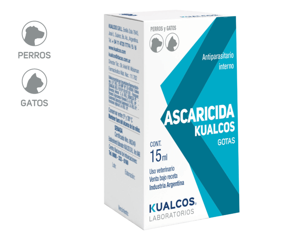 [901] ASCARICIDA Kualcos gotas x 15 ml