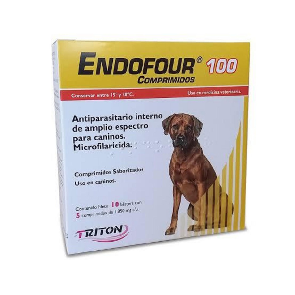 ENDOFOUR 100 Antiparasitario x 50 comprimidos