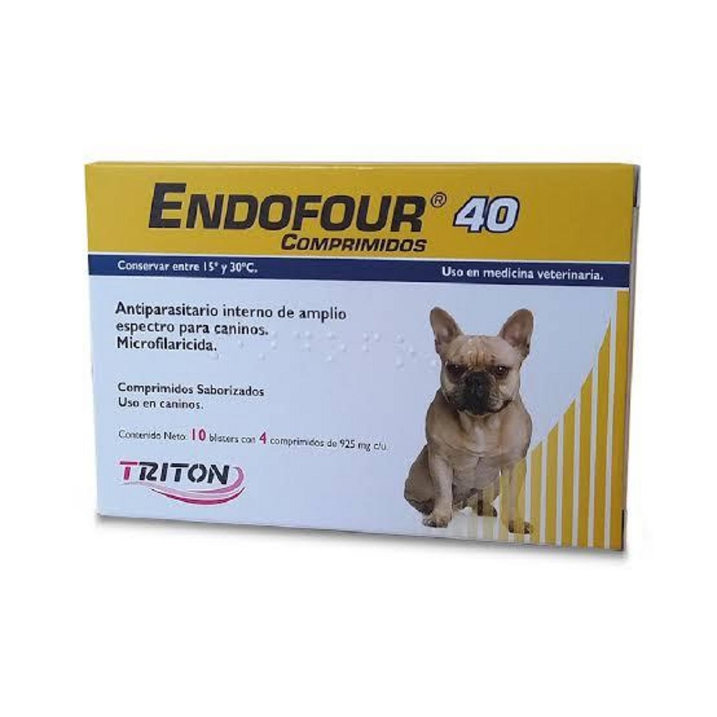 ENDOFOUR 40 Antiparasitario x 40 comprimidos