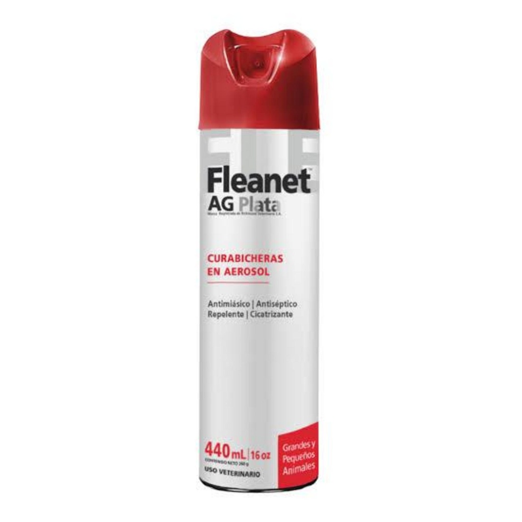 FLEANET AG Curabicheras Plata Aerosol x 440 ml