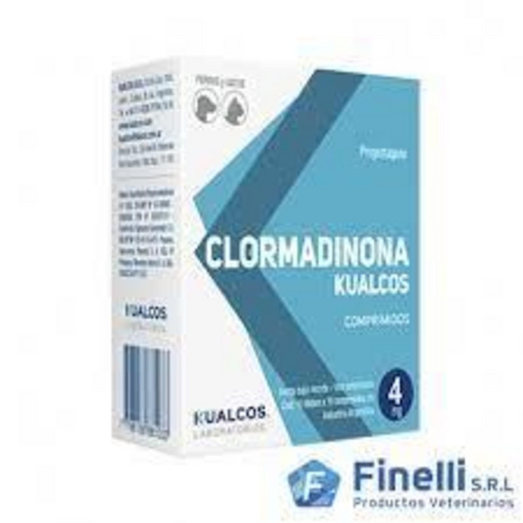 CLORMADINONA Kualcos 4 mg x 100 comprimidos