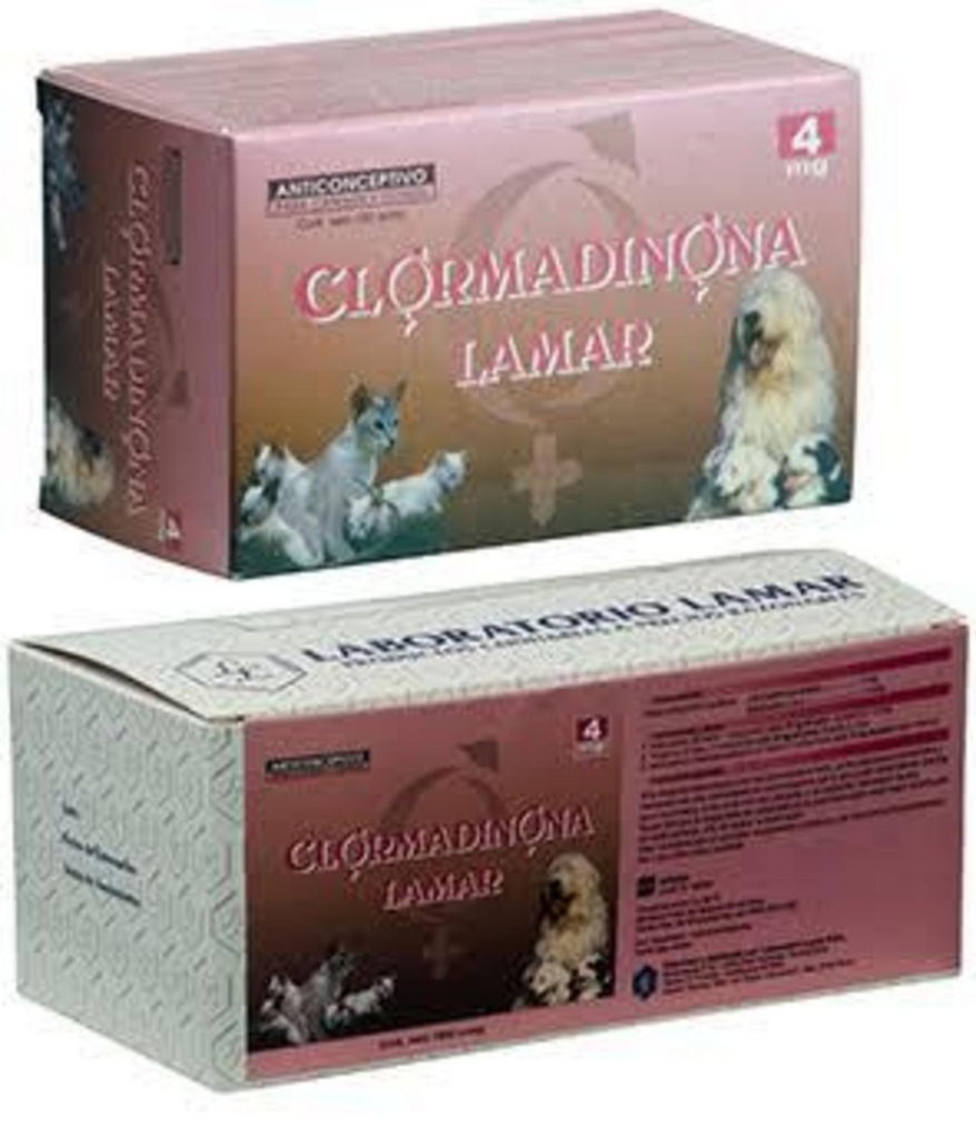 CLORMADINONA Lamar 4 mg x 100 compr
