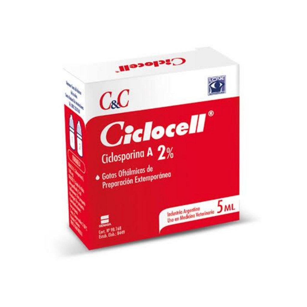 [1815] CICLOCELL Ciclosporina A 2% x 5 ml