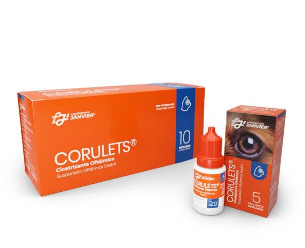 CORULETS Hospitalario Cicatrizante Oftálmico 10 goteros  x 5 ml