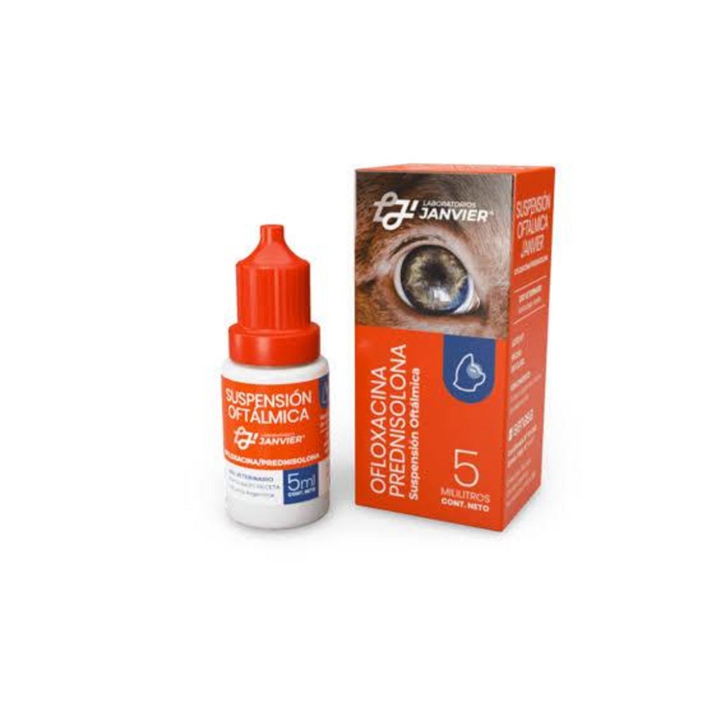 OFLOXACINA + PREDNISOLON Suspensión Oftálmica x 5 ml