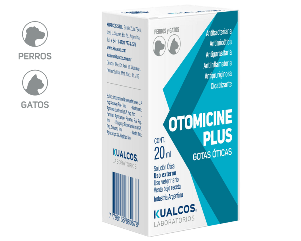 OTOMICINE PLUS Gotas x 20 ml