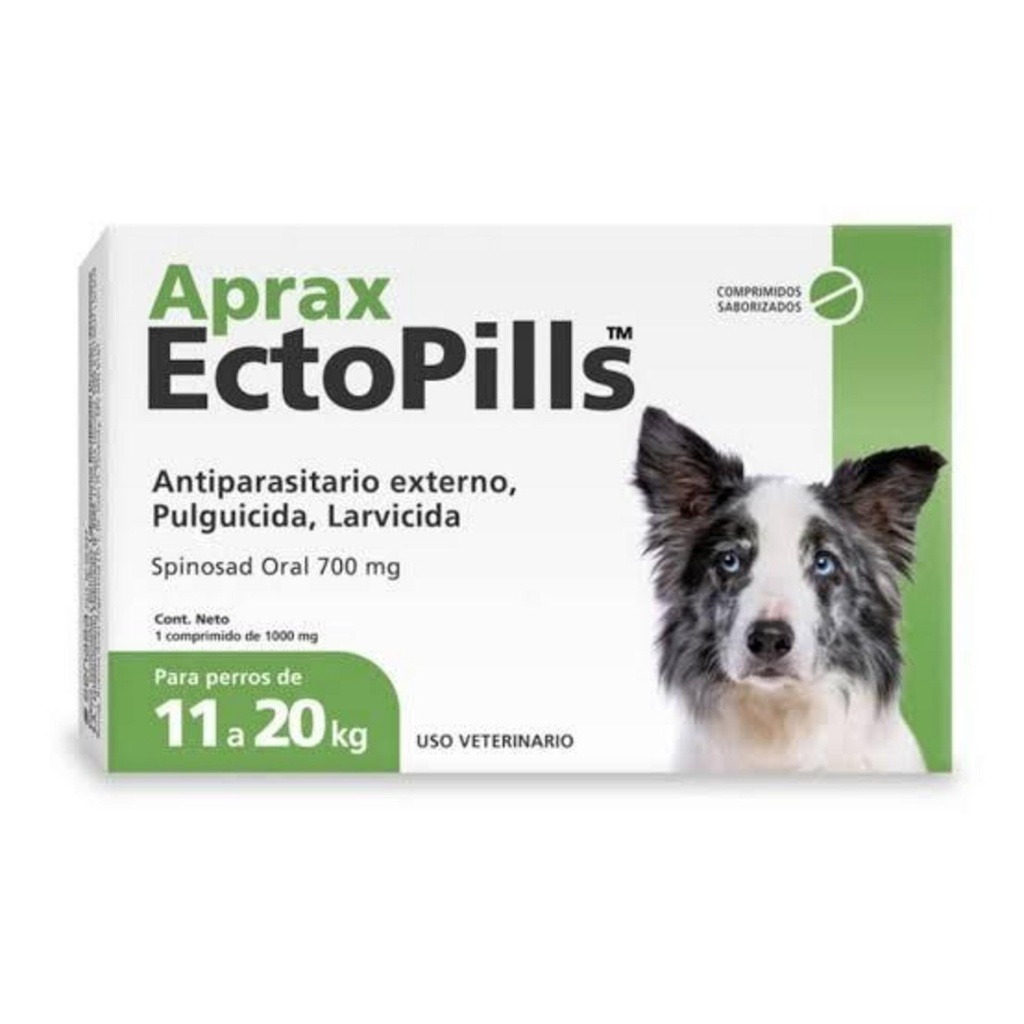 [1910] APRAX EctoPills 11 - 20 kg x 1 comprimido