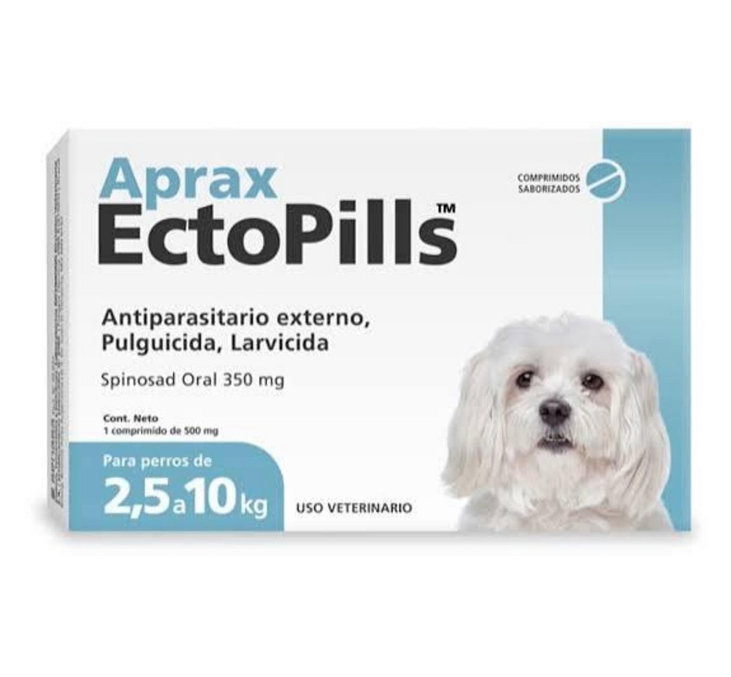 [1909] APRAX EctoPills 2,5 - 10 kg x 1 comprimido