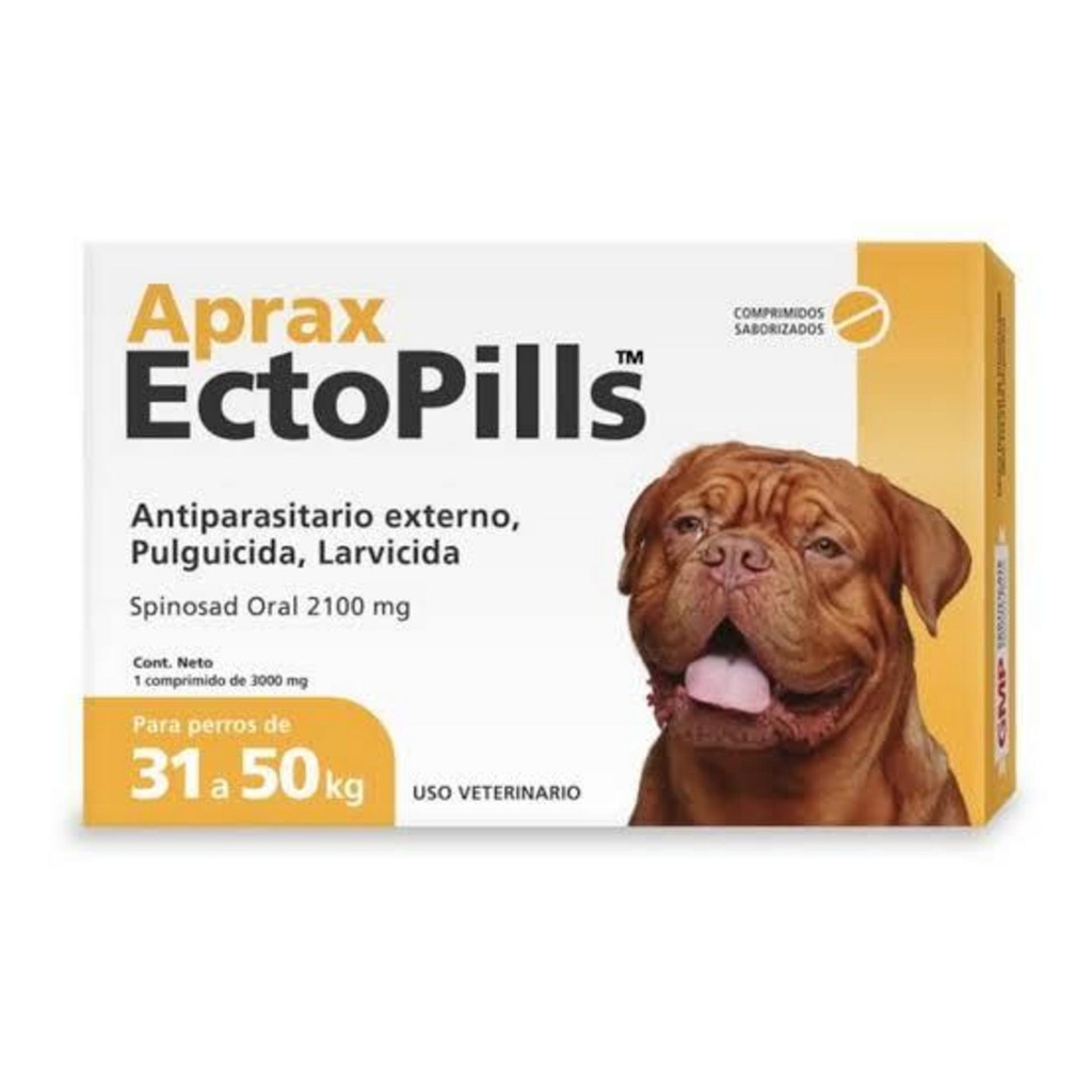 [1180] APRAX EctoPills 31 - 50 kg x 1 comprimido
